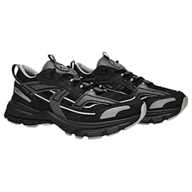 Autre Marque-Marathon R-Trail Sneakers - Axel Arigato - Black/Dark Grey - Leather-Black