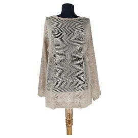 Autre Marque Pull en maille Fontana Beige Beige