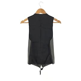 Christian Dior-Christian Dior Wool Men's Vest Gillet-Black,Grey