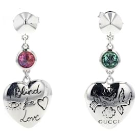 Gucci - Coppia Orecchini - Argento 925/1000 - Cuori Usato - Outlet dei  preziosi
