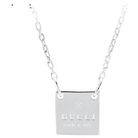 [Usato] Gucci / GUCCI Collana da donna quadrata Ag925 Argento