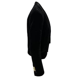 Balmain-Balmain Evening Jacket in Black Velvet-Black