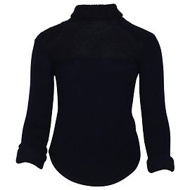 Isabel Marant Stretch-Pullover aus marineblauer Wolle Blau Marineblau