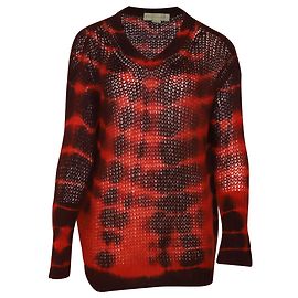 Stella Mc Cartney Stella McCartney Tie-Dye-Pullover aus roter Alpakawolle Andere