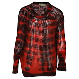 Stella Mc Cartney-Stella McCartney Tie-dye Sweater in Red Alpaca Wool-Other