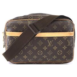 Louis Vuitton-Toile Monogram Louis Vuitton Reporter PM-Marron