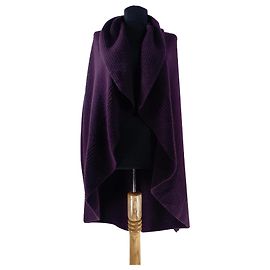 Autre Marque Cardigan Johnstons of Elgin Violet Laine Angora M Violet foncé