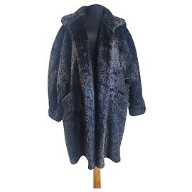 Abrigo Marc Cain Estampado Animal Gris Gris
