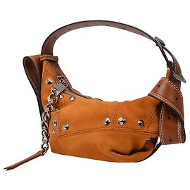 Zadig & Voltaire Le Cecilia XS Suede Bag in Yellow Leather Yellow