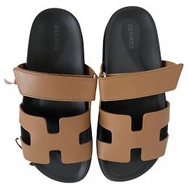 Hermès sandali Marrone Marrone chiaro