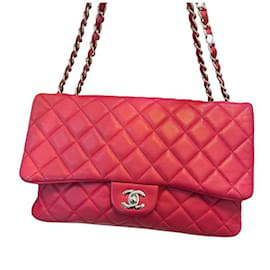 Chanel-Clásico jumbo-Roja