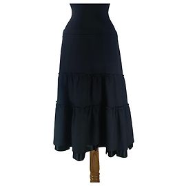 Filippa K Black Wool Blend Skirt L Black