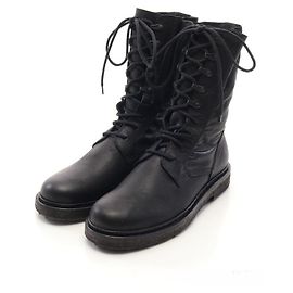 [Usato] Ann Demeulemeester ANN DEMEULEMEESTER Stivaletti Stringati Pelle Nero Nero