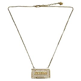 Collier VERSACE /pierre de couleur / GLD Doré