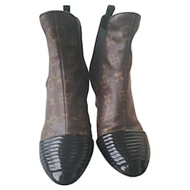 Louis Vuitton-Ankle boots-Marron