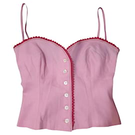 Moschino-Top-Rosa,Rosso