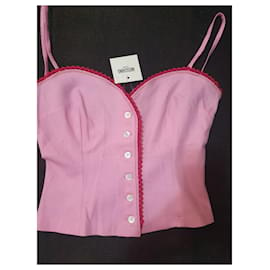 Moschino-Tops-Pink,Rot