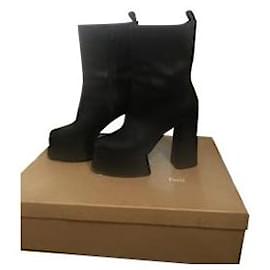 Christian Louboutin Louboutin 130mm Izamayeah Calf Leather platform boots Black
