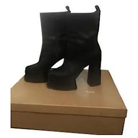 Christian Louboutin-Louboutin 130mm Izamayeah Calf Leather platform boots-Black