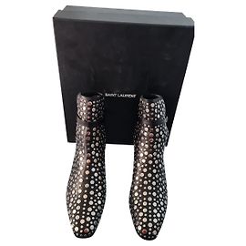 Saint Laurent bottes Noir