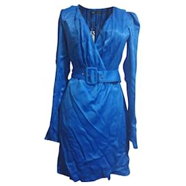 Zara-Vestido blazer Zara talla XS-Azul