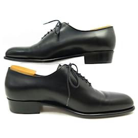 JM Weston-JM WESTON RICHELIEU CYCLING SHOES 402 flora 6.5E 40.5 l 41 black leather-Black