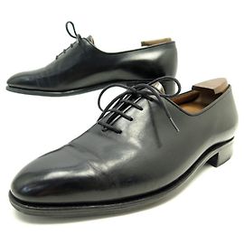 SCARPE JM WESTON RICHELIEU UN TAGLIO 312 5.5D 39.5 Scarpe in pelle nera Nero