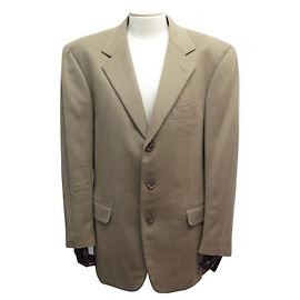 Hermès HERMES G-JACKE115 l 50 IN BEIGE KASCHMIR + JACKE WESTE AUS KASCHMIR MIT ABDECKUNG Beige