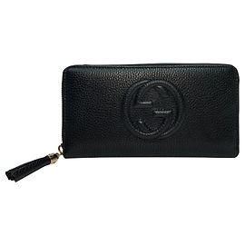 Portafoglio con zip Soho di Gucci, Colore: Nero Nero