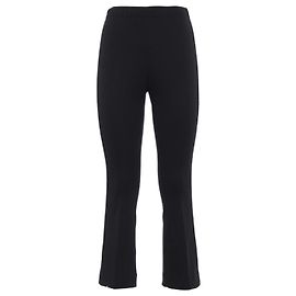 Calça cropped techno de algodão com bandas de veludo Moncler Side Preto