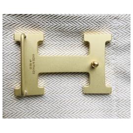 Hermès-Hermès belt buckle-Golden