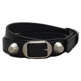 BALENCIAGA Bracelet / leather / BLK Black
