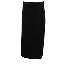 Escada StrickRock Saia Lápis de Tricô em Seda Artificial Preto Preto