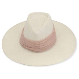 Eugenia Kim Harlowe Hat in Ivory Sisal White Cream