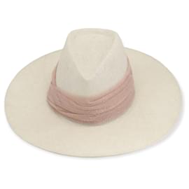 Eugenia Kim-Eugenia Kim Harlowe Hat in Ivory Sisal-White,Cream