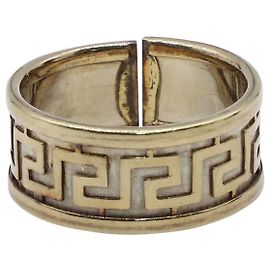 Versace Ehering aus goldfarbenem Metall Golden