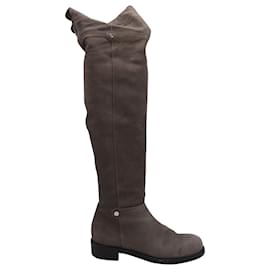 Jimmy Choo-Jimmy Choo Knee-Length Boots in Brown Suede-Brown