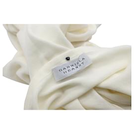Gabriela Hearst-Gabriela Hearst Klara Bodysuit in Ivory White Wool-White,Cream