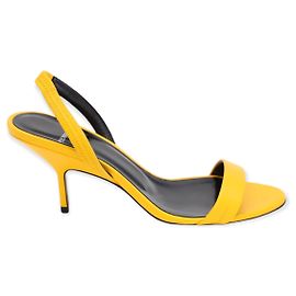 Pierre Hardy TM03 Sandali Slingback in Pelle Gialla Giallo