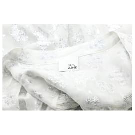 Iris & Ink-Iris & Ink Besticktes Button-Down-Hemd aus weißer Viskose-Weiß