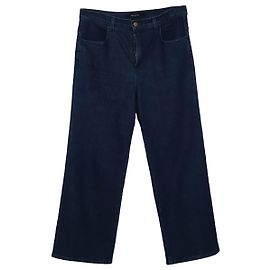 Jeans J Brand Joan a vita alta e a gamba larga in cotone blu Blu