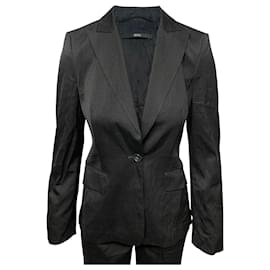 Hugo Boss-Hugo Boss Blazer Jacket in Black Wool -Black