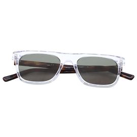 Christian Dior Dior Homme Tortoiseshell Sunglasses in Grey Acrylic Grey