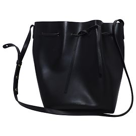 Borsa Secchiello Mansur Gavriel in Pelle Nera Nero