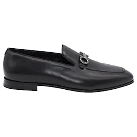 Salvatore Ferragamo-Salvatore Ferragamo Rubio Loafers in Black calf leather Leather-Black