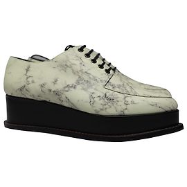 Opening Ceremony Eleanora Platform Oxfords in Marble Print Leather Multiple colors