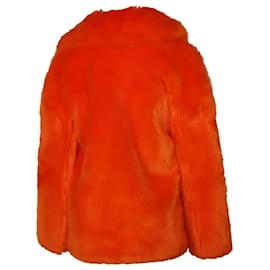 Diane Von Furstenberg-Chaqueta Diane Von Furstenberg en piel sintética naranja-Naranja