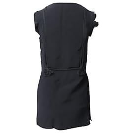 Lanvin-Lanvin Mini Dress in Grey Viscose-Grey