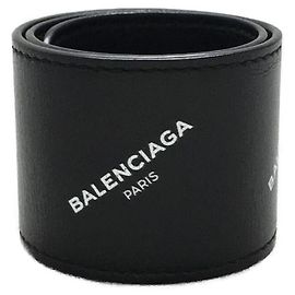 BALENCIAGA Bracelet / leather / BLK Black