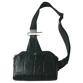 GIVENCHY - Small Antigona crocodile-effect leather crossbody bag NEW Black